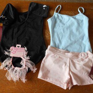 Dance Bundle of 4 -Medium Child- New with  Tags